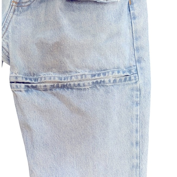 AGOLDE Lana Slice Mid Rise Relaxed Straight Leg Blue Denim Jeans Size 29 - Picture 9 of 13